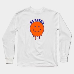 university of Florida dripping smiley face Long Sleeve T-Shirt